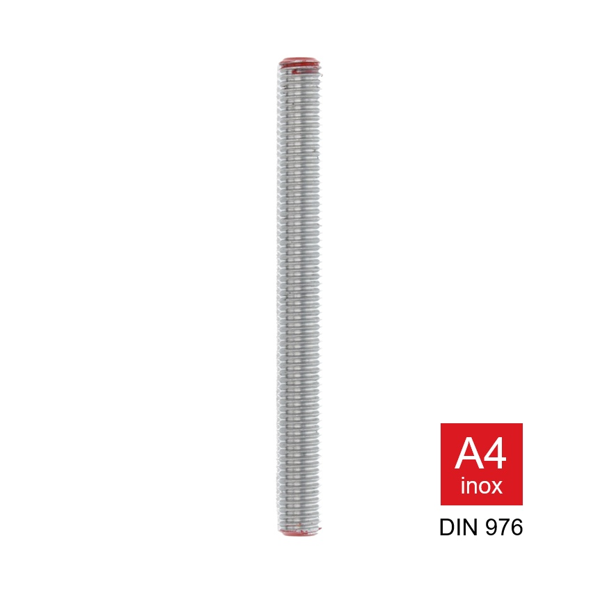 Draadstang Din 976 M8x90mm inox A4-70