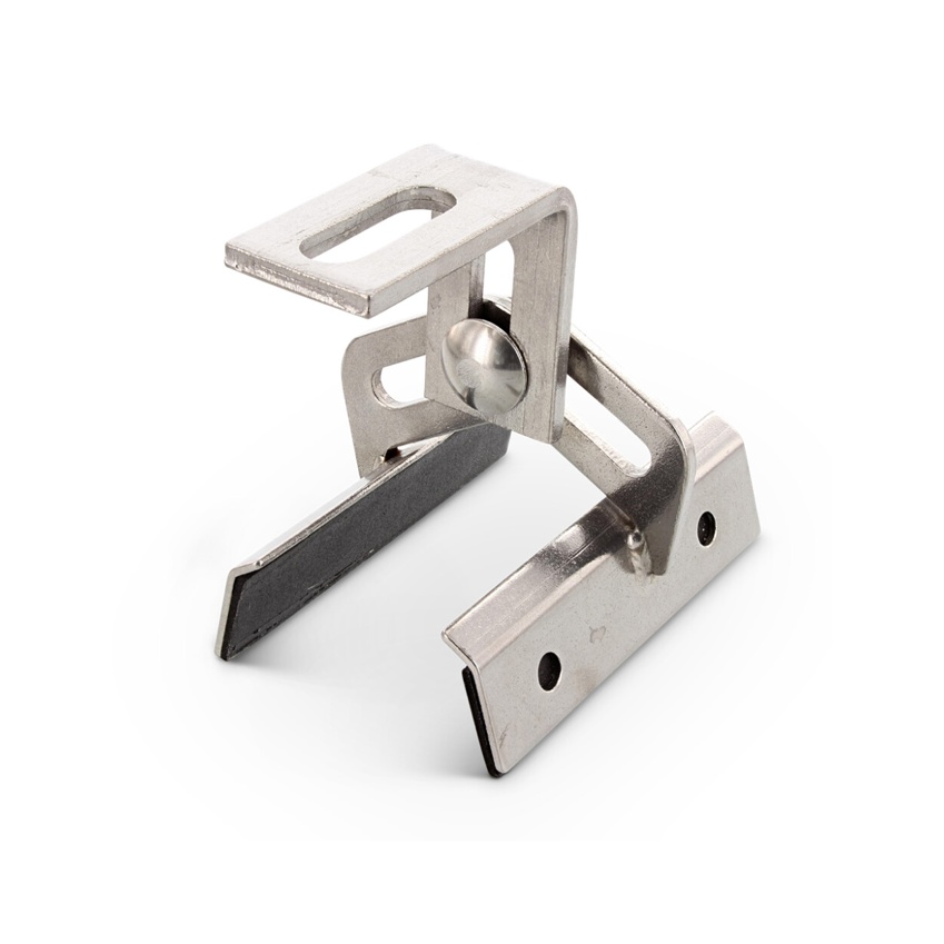 Universele beugel voor metalen dakplaten inox A2