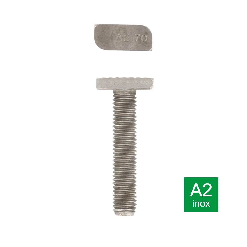 Hamerkopbout standaard inox A2