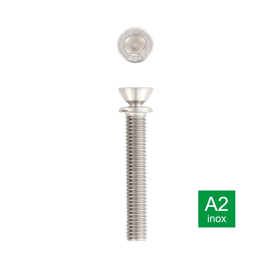 Afbreekschroef met breekpunt 18-25Nm inox A2